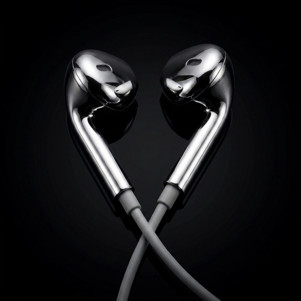 SILVR Buds — Silver, dynamic angle