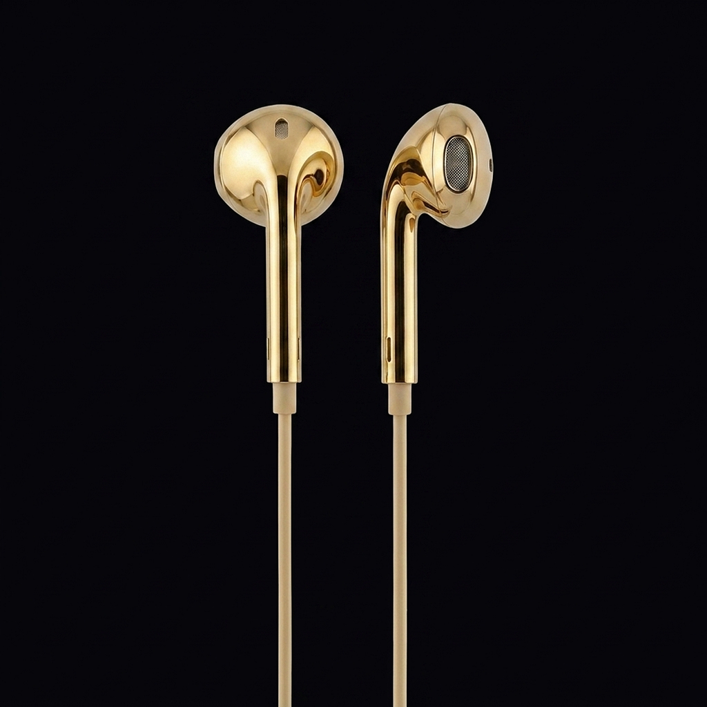 SILVR Buds — Gold chrome finish