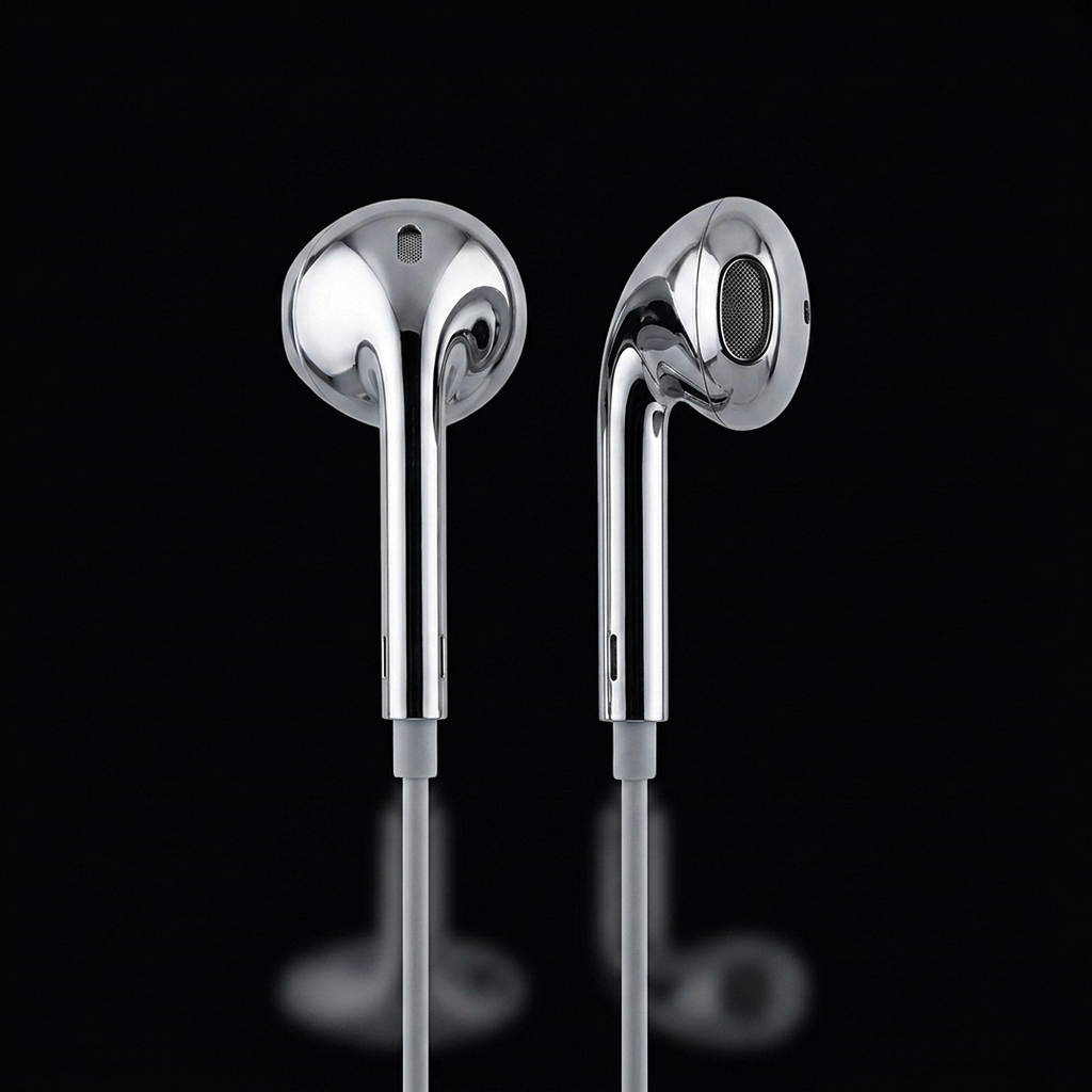 SILVR Buds — Silver chrome finish