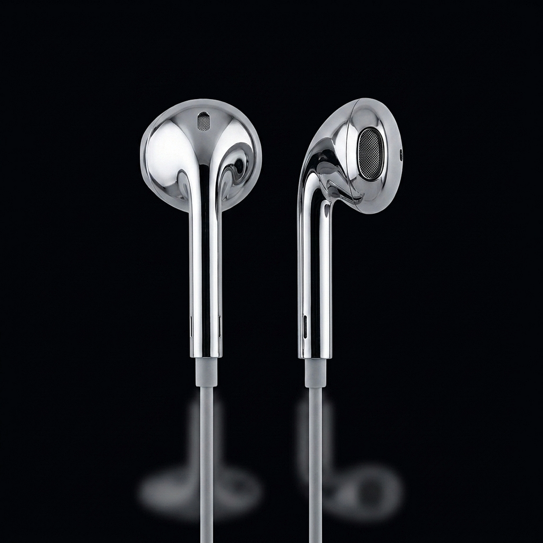 SILVR Buds — Silver chrome finish