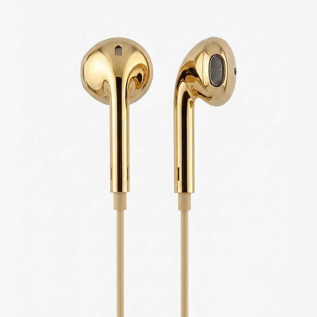 SILVR Buds — Gold chrome finish