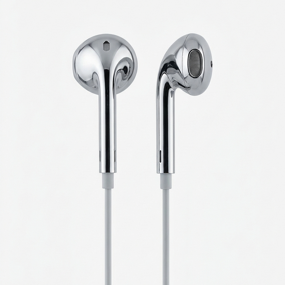 SILVR Buds — Silver chrome finish