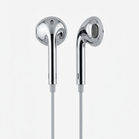 SILVR Buds — Silver chrome finish